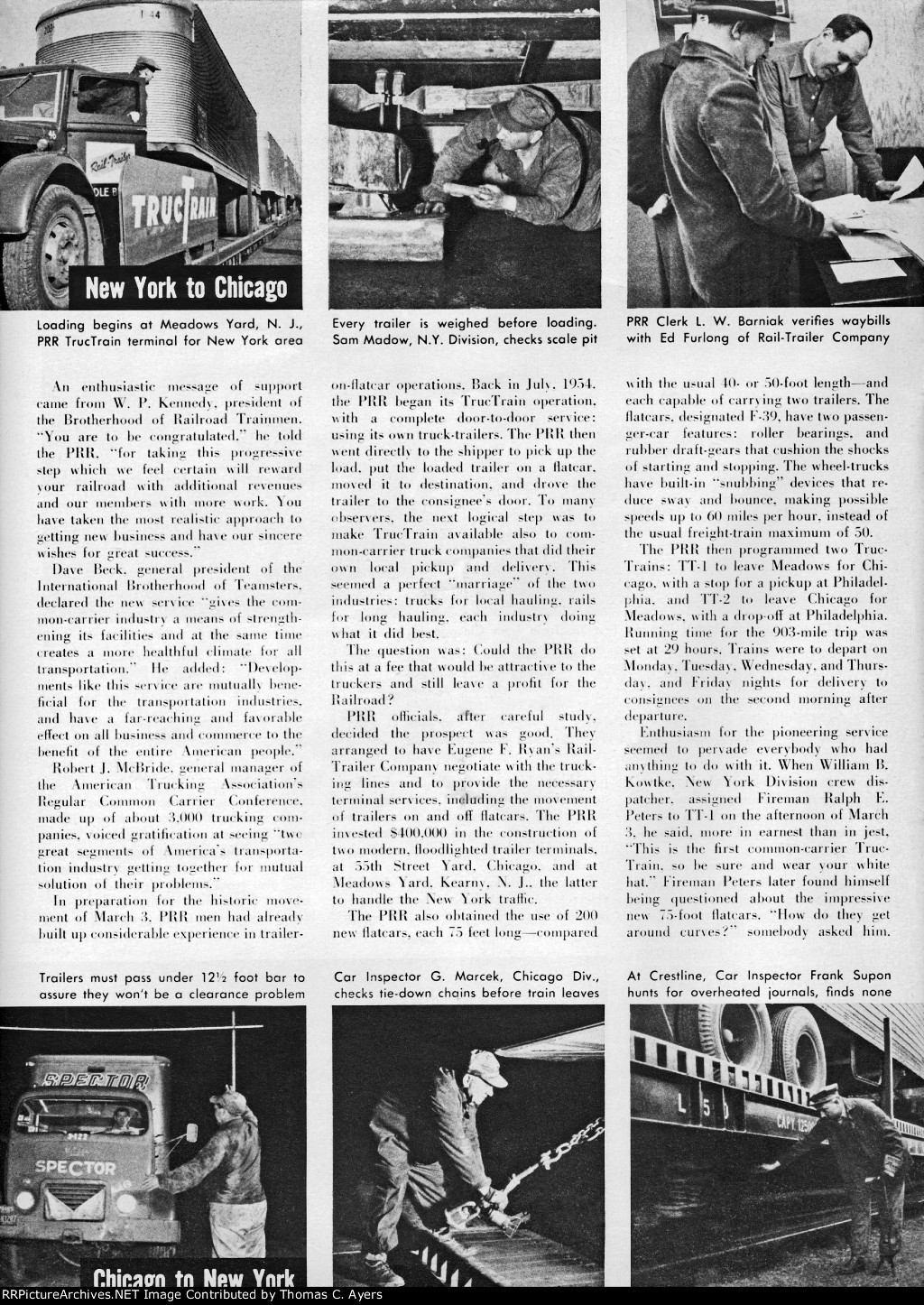 PRR "Common-Carrier TrucTrain," Page 2, 1955